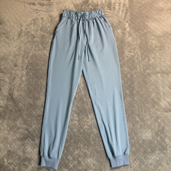 lululemon athletica Pants - lululemon Stretch High Rise Jogger Blue Women's Size 2